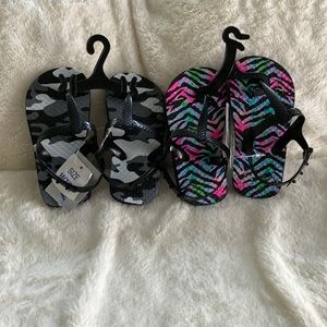 Two pair children’s sandals